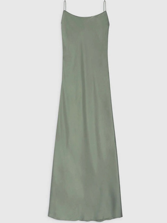 Anine Bing Dresses & Skirts - ANINE BING CHLOE SILK DRESS - ARTICHOKE
